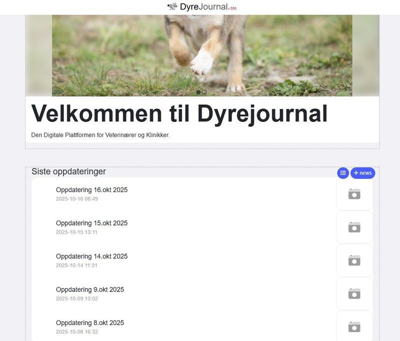 Oversikt over oppdateringer